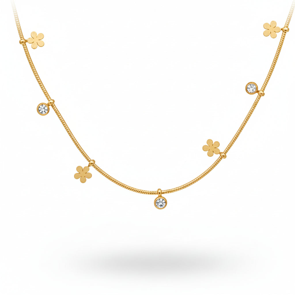 Golden riviera bracelet