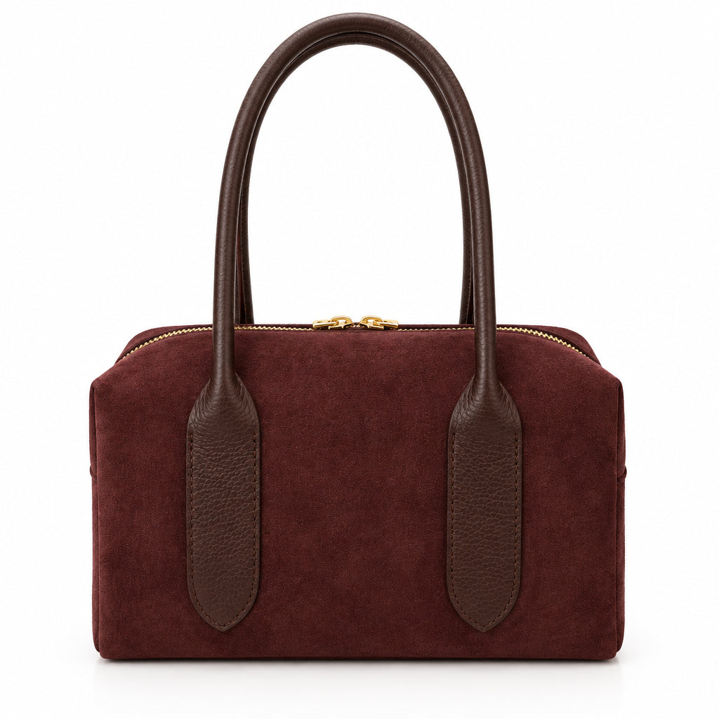 Bolso de asas piel ante 100% auténtica