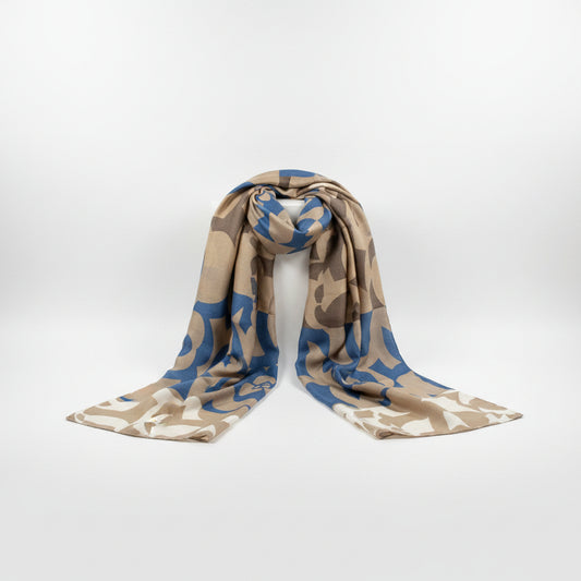 Fular con estampado floral en varios colores - Moments by You