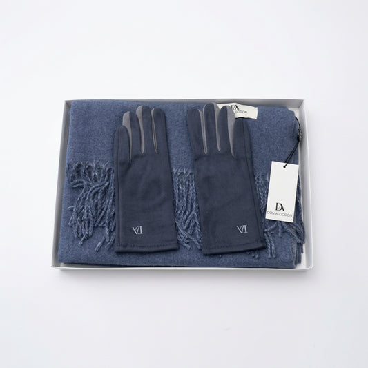 Pack de guantes y bufanda a conjunto de Don Algodon en color azul - Moments by You
