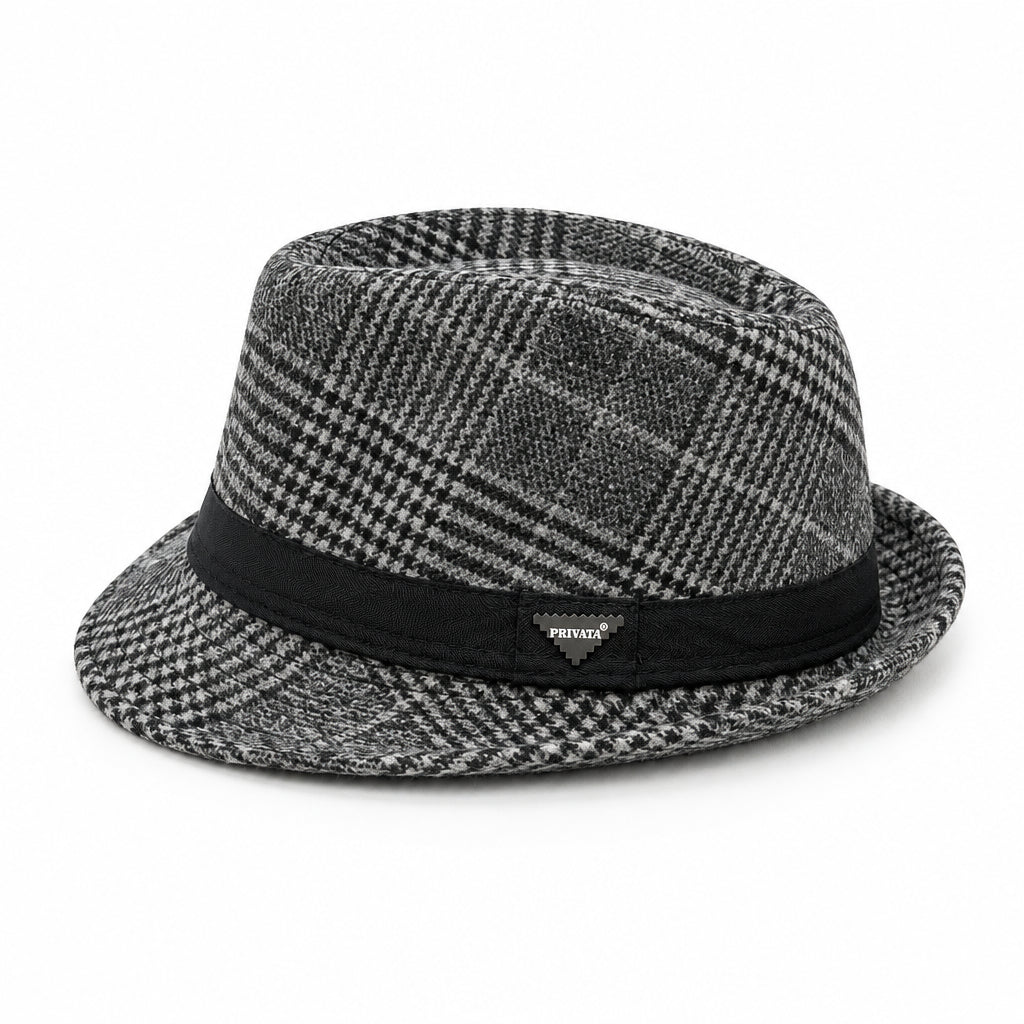 Sombreros borsalinos diseño de príncipe de gales