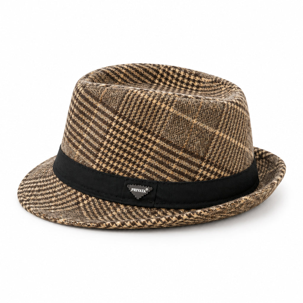 Sombreros borsalinos diseño de príncipe de gales