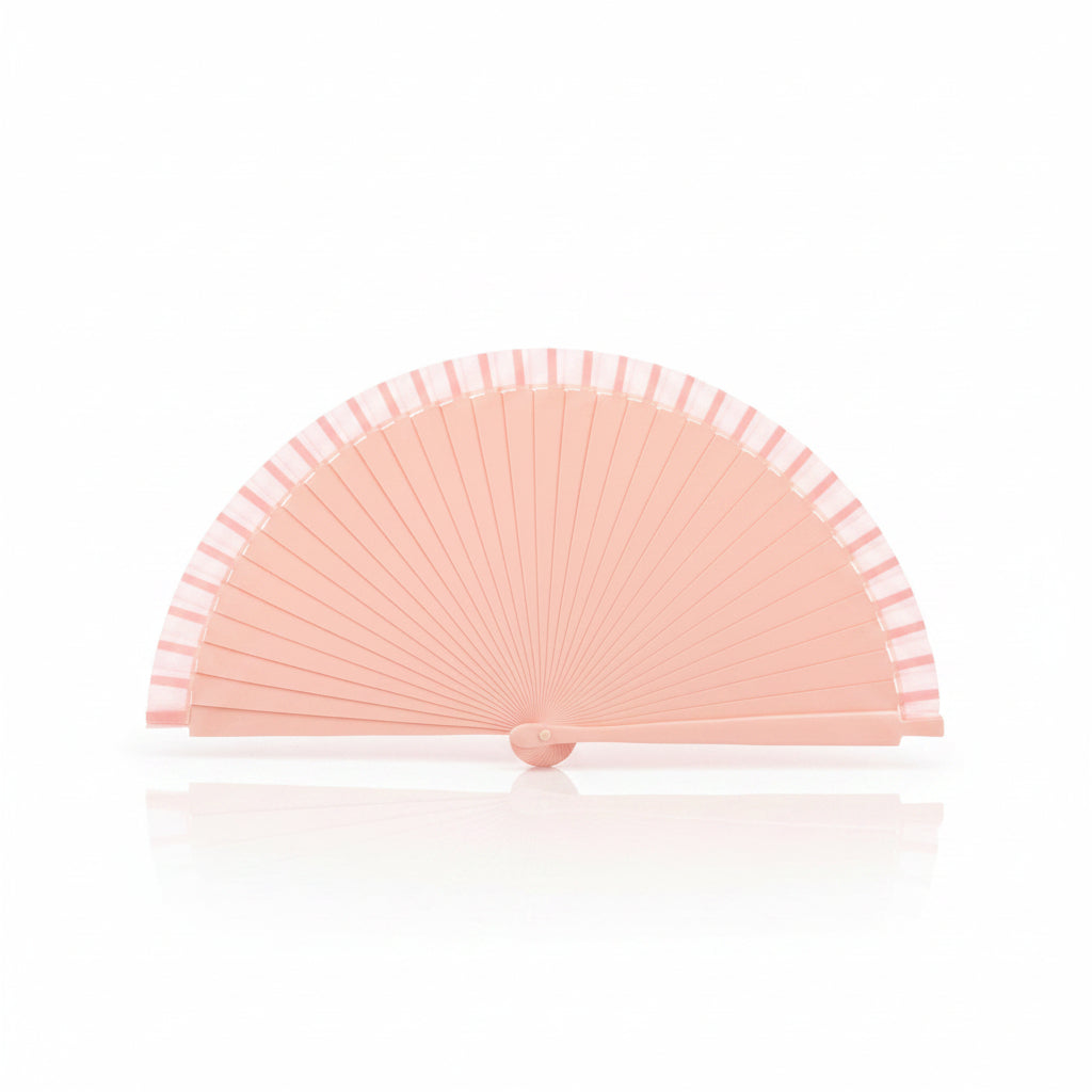 Abanico de madera con diseño liso y monocolor - Moments by You