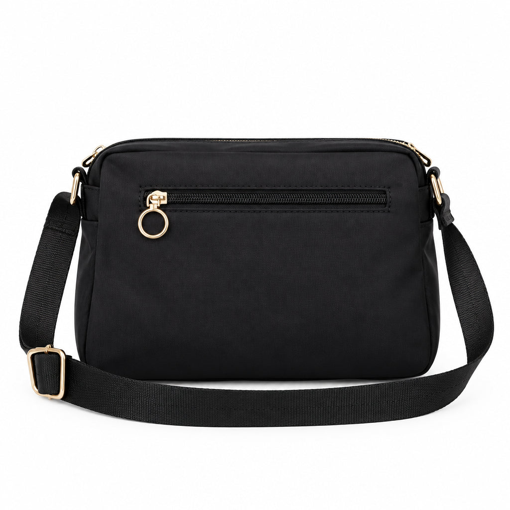 Bolso bandolera nylon con llavero de cuerdas