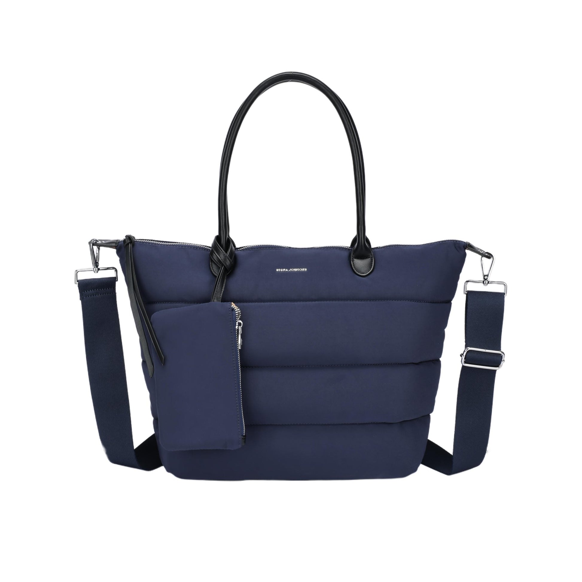 Bolso shopper acolchado con neceser a juego en varios colores - Moments by You