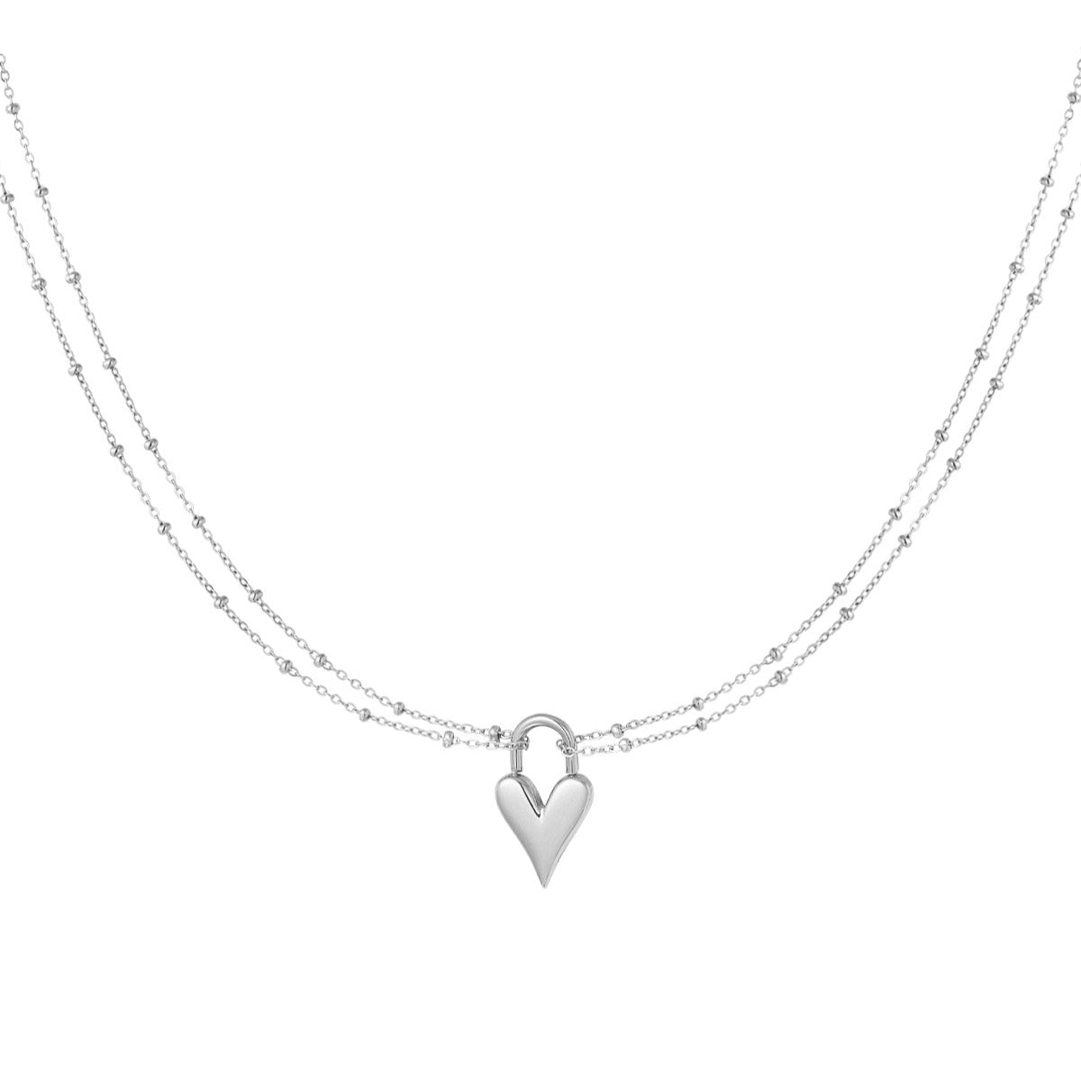 London steel hoops necklace