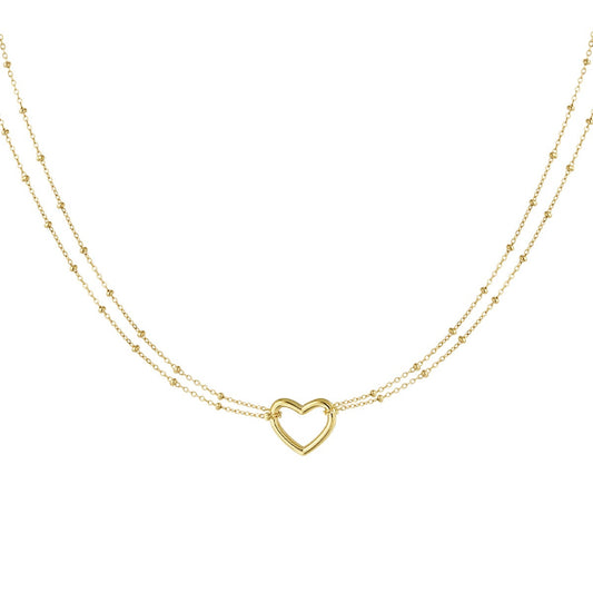 Collier anneaux en acier London
