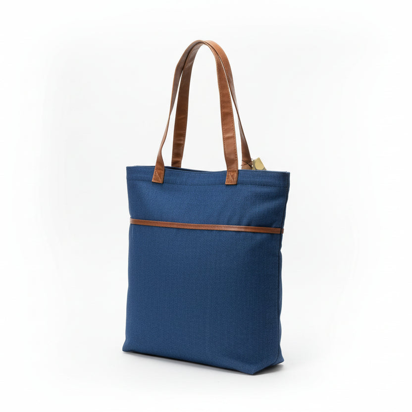 Bolsas tipo totte bag con tejido vaquero y efecto piel - Moments by You