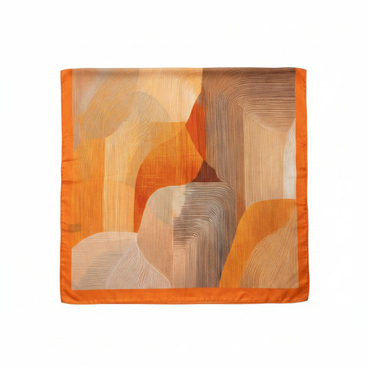 Pañuelos con diseño abstracto de varios colores