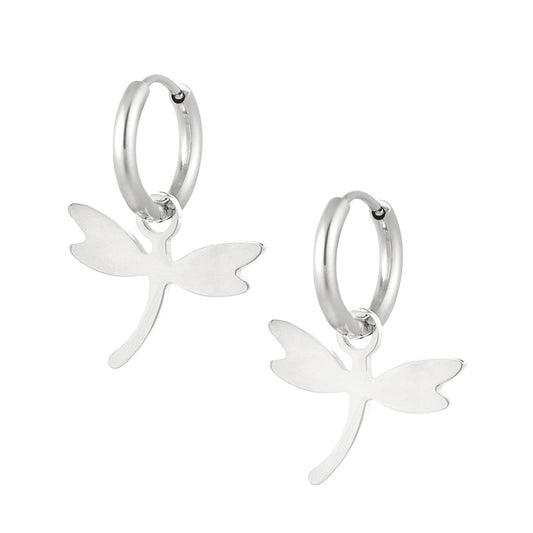 Chestnut square earrings