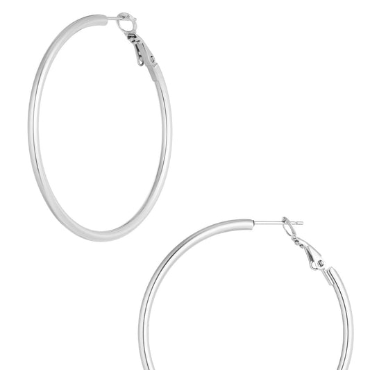 Chestnut square earrings