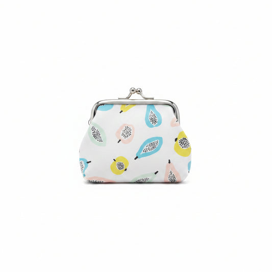 Monedero pequeño al estilo vintage con estampado de futas - Moments by You