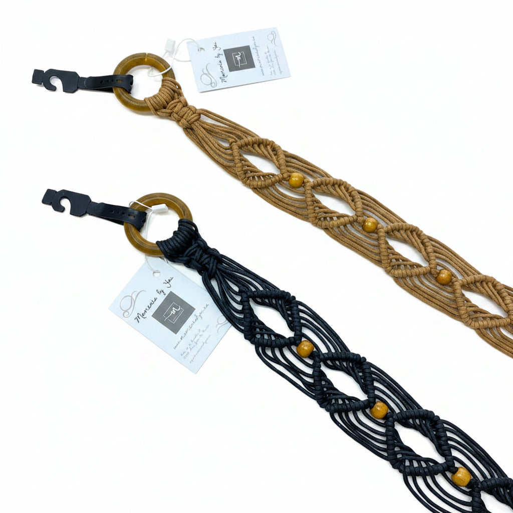 Steel hoops with gold balls