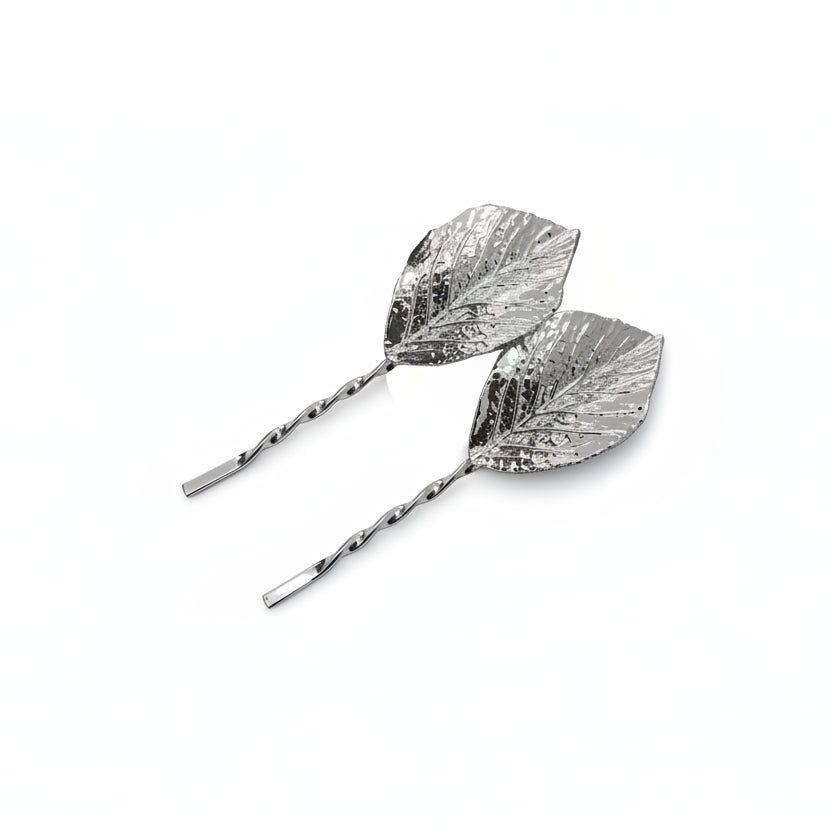 Juego de horquillas en forma de hoja con textura rugosa - Moments by You