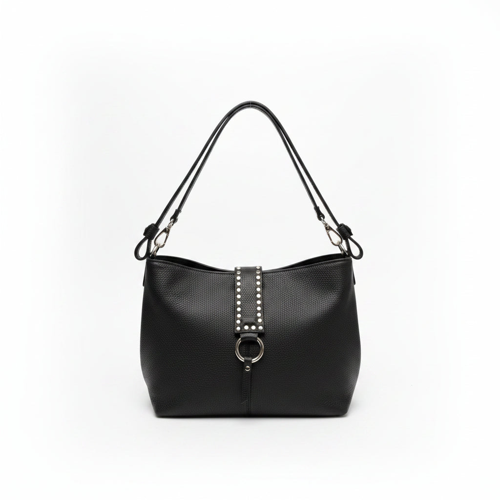 Light pink feather party handbag
