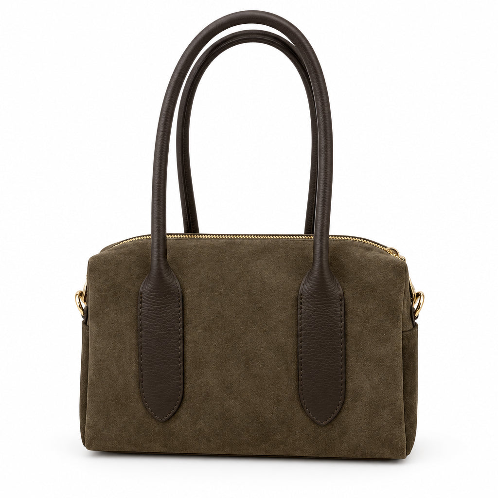 Bolso de asas piel ante 100% auténtica