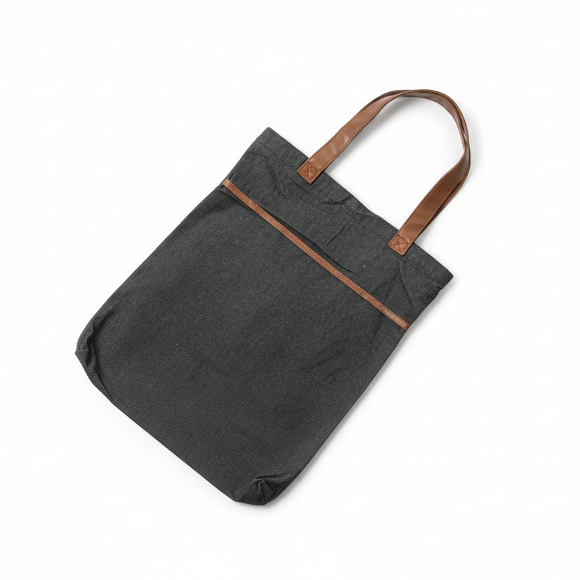 Bolsas tipo totte bag con tejido vaquero y efecto piel - Moments by You