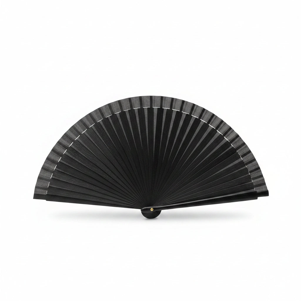 Abanico de madera con diseño liso y monocolor - Moments by You