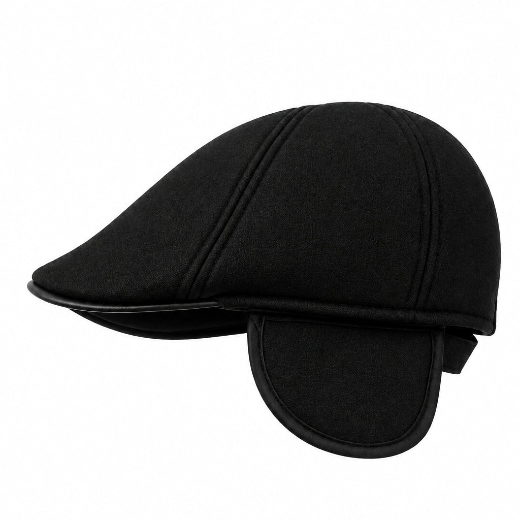 Boina unisex con orejeras y sobrevisera
