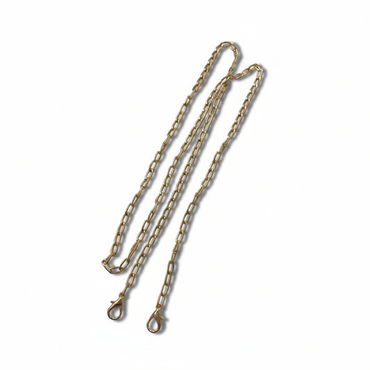 Cadena para bolso con eslabones grandes y alargados en acabado oro brillante - Moments by You
