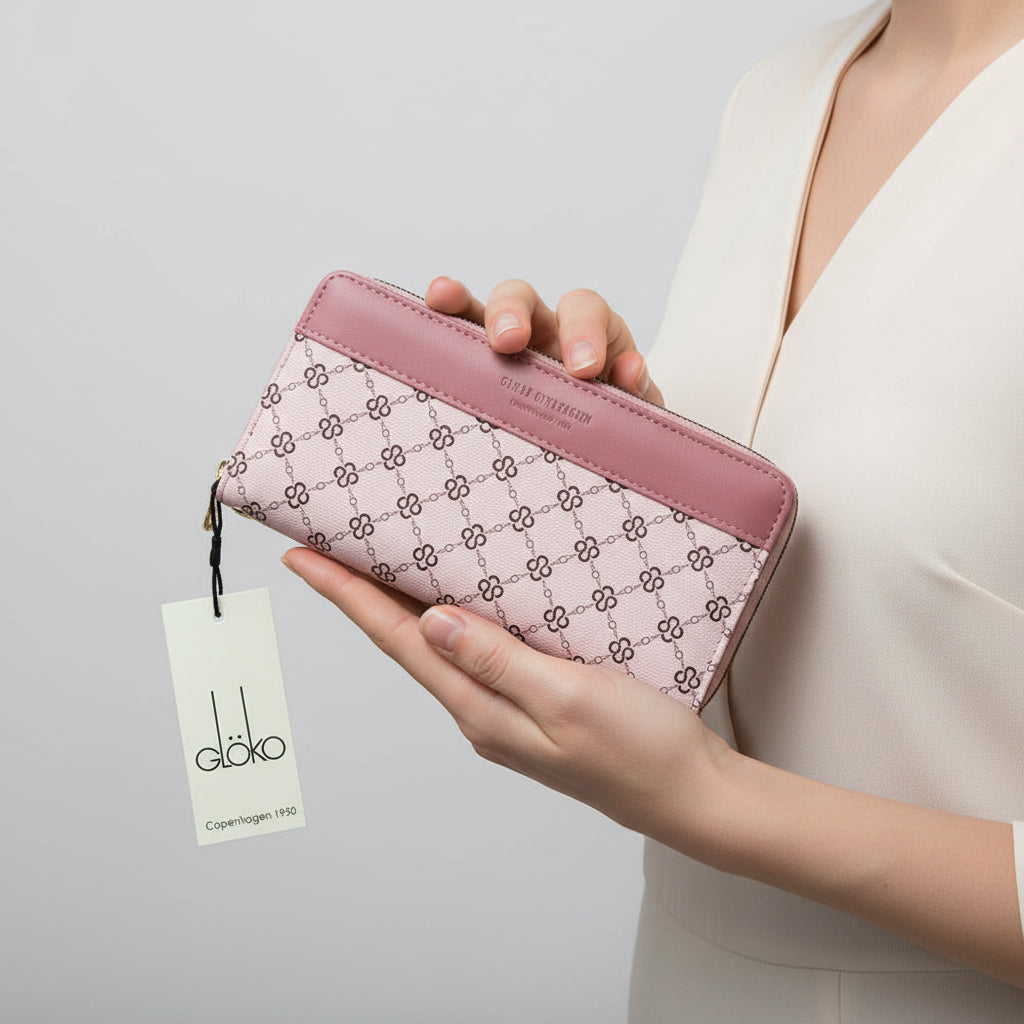 Monederos alargados estampados y combinados de varios colores - Moments by You