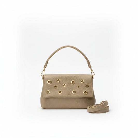 Light pink feather party handbag