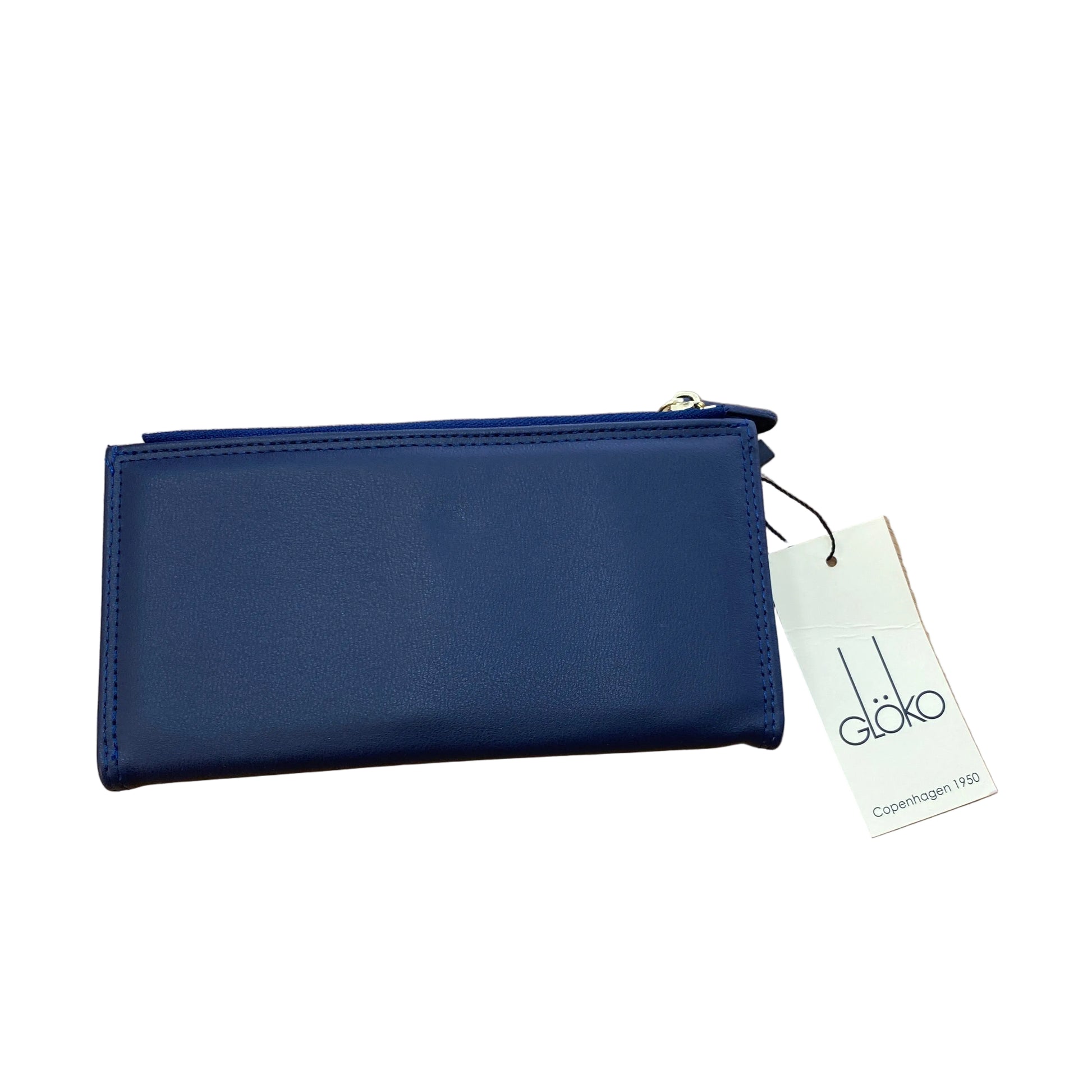 Cartera rectangular en color azul marino con varios compartimentos - Moments by You