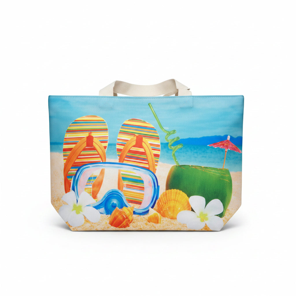 Bolsa de playa Privata impermeable con variedad de diseños de colores
