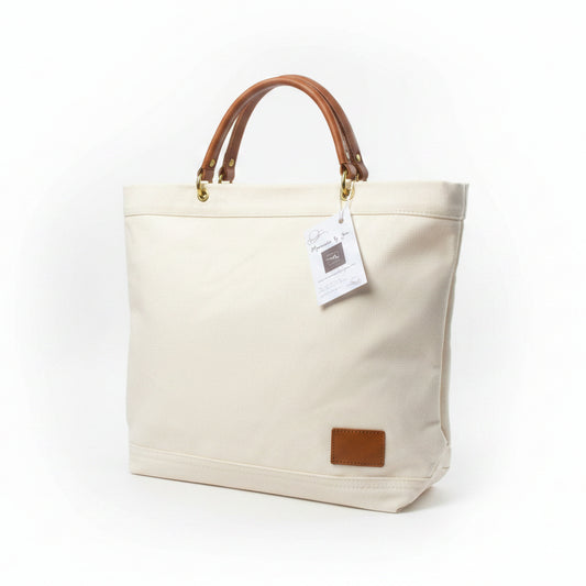 Bolso de mano y bandolera tipo shopper de loneta con detalles en camel - Moments by You
