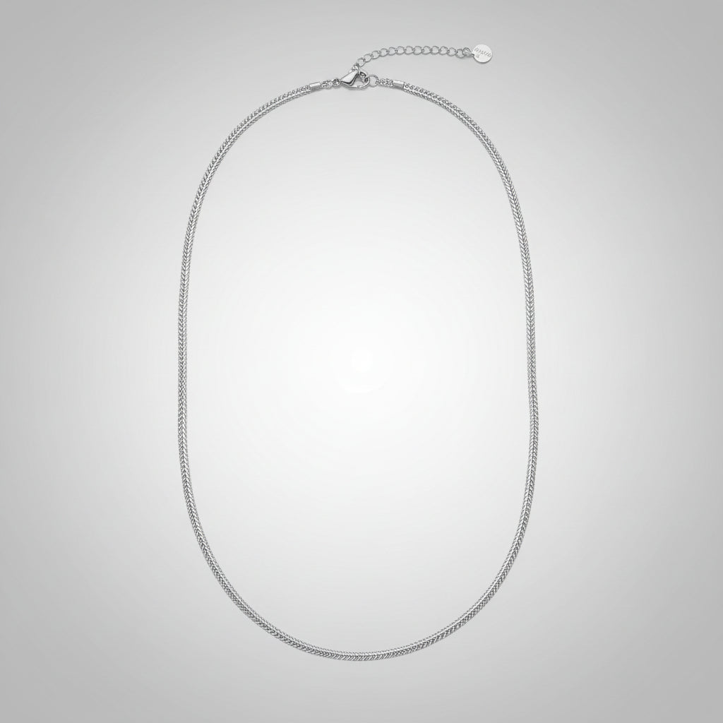 Cadena de acero inoxidable con eslabones cuadrados - Moments by You