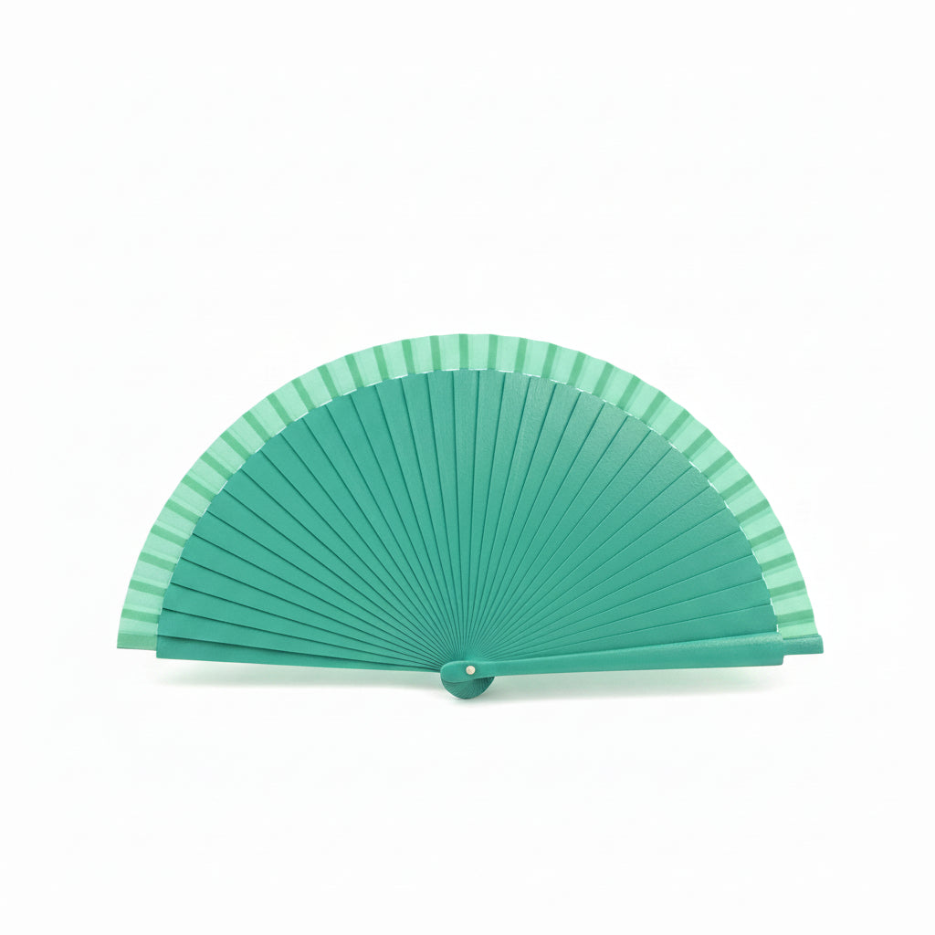 Abanico de madera con diseño liso y monocolor - Moments by You
