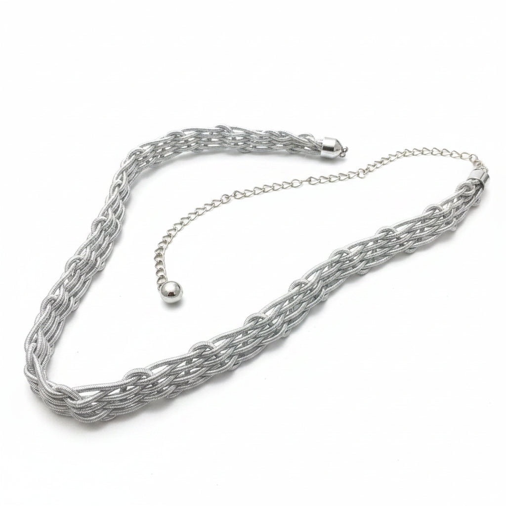 Steel hoops with gold balls
