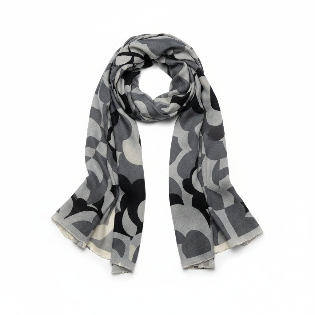 Fular con estampado floral en varios colores - Moments by You