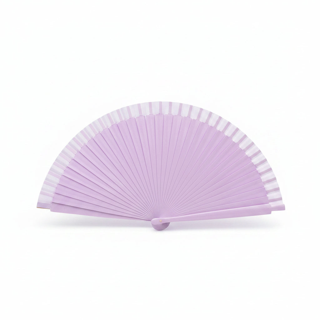 Abanico de madera con diseño liso y monocolor - Moments by You