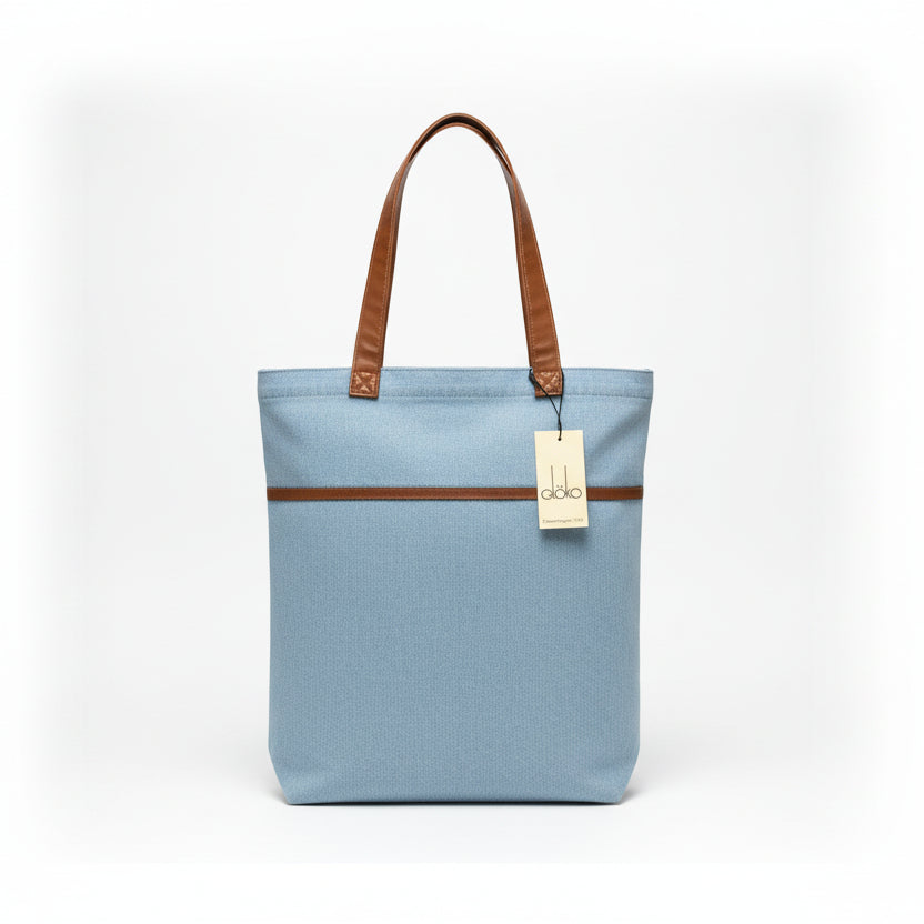 Bolsas tipo totte bag con tejido vaquero y efecto piel - Moments by You