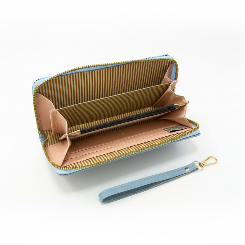 Monederos alargados estampados y combinados de varios colores - Moments by You