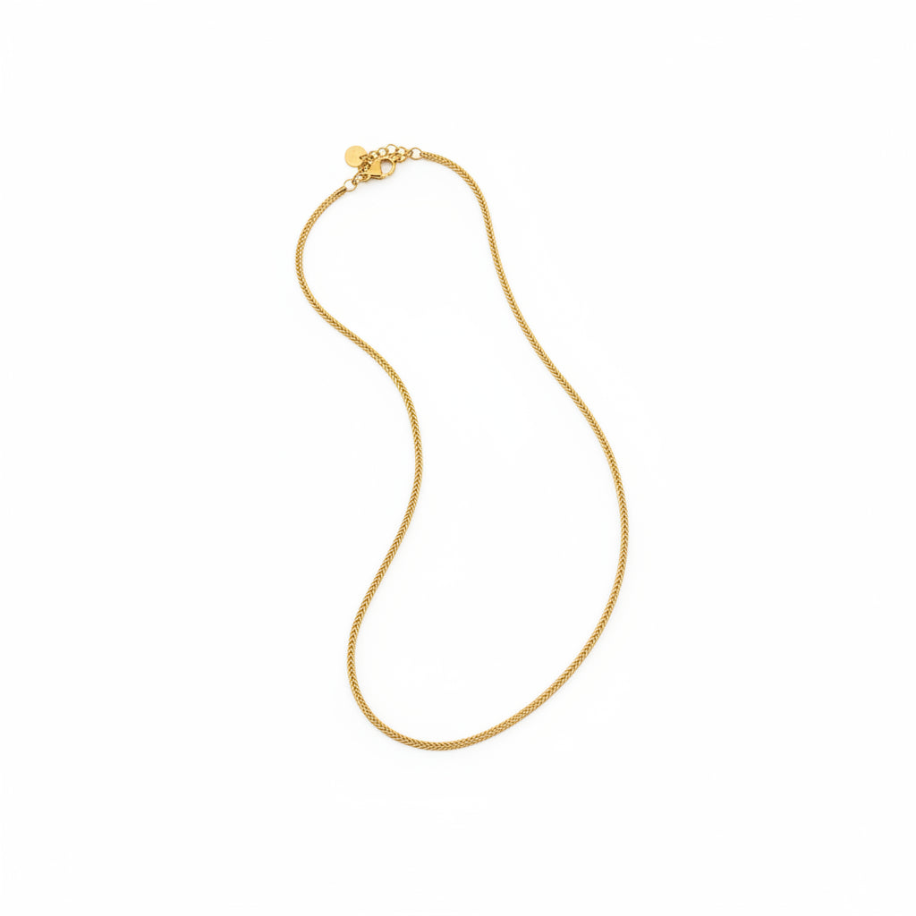 Cadena de acero inoxidable con eslabones cuadrados - Moments by You