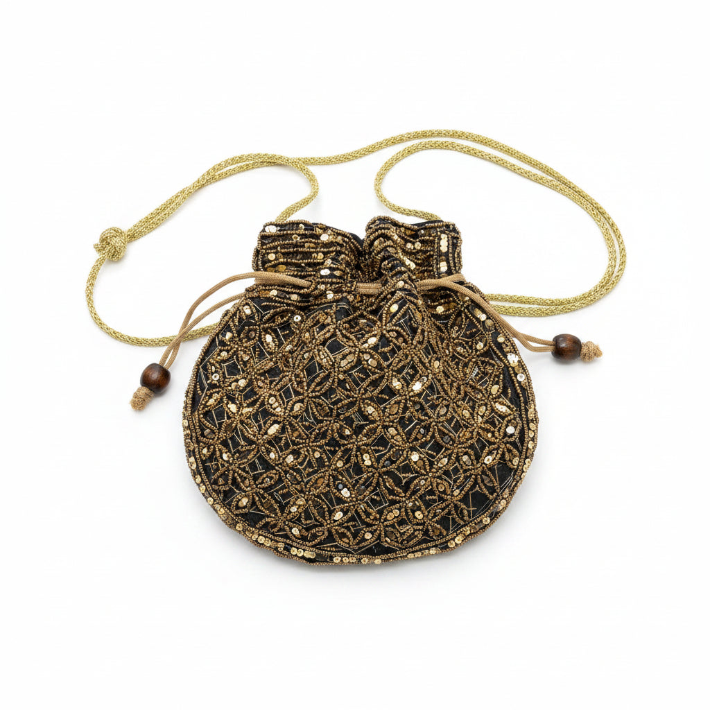 Beige raffia braided party handbag
