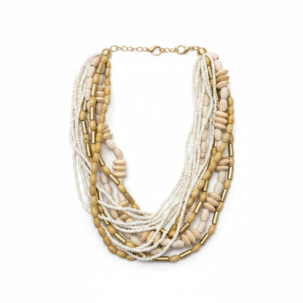 Steel hoops with gold balls