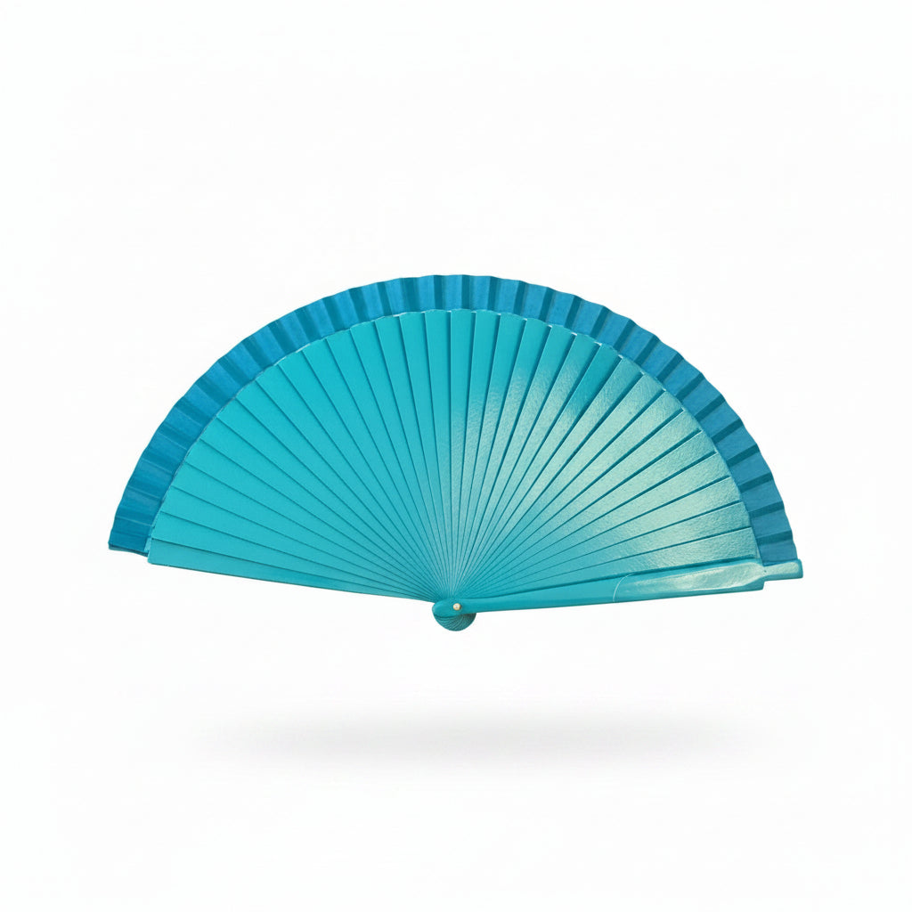 Abanico de madera con diseño liso y monocolor - Moments by You