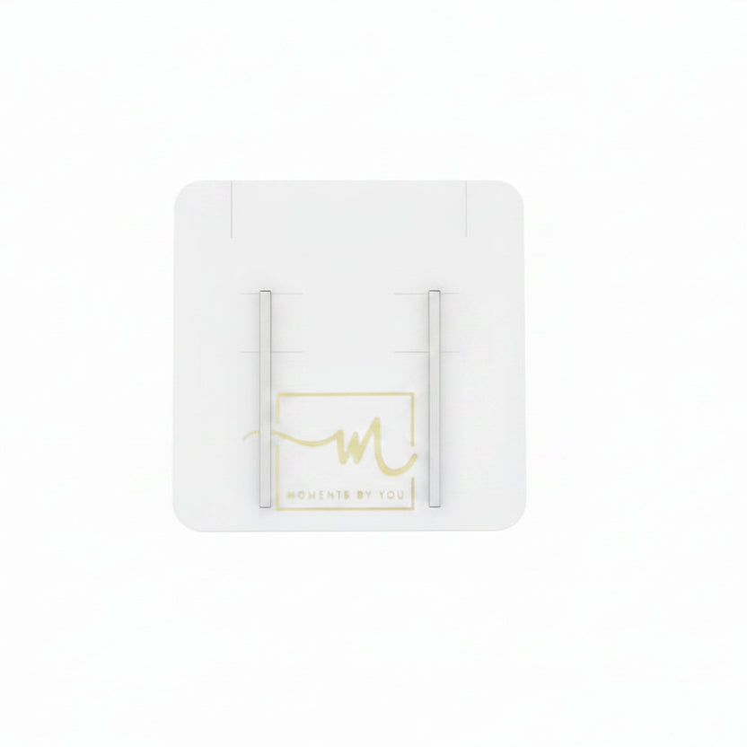Brillis chain steel earrings