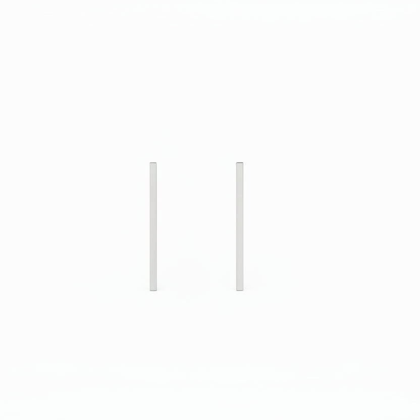 Brillis chain steel earrings