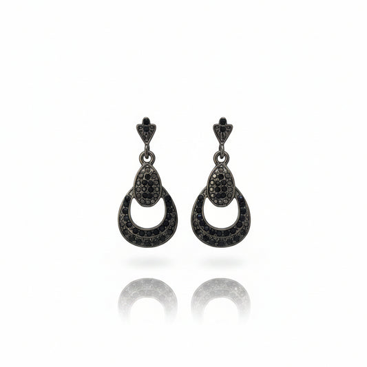 Pendientes de metal largos con cristal medianos - varios modelos - Moments by You
