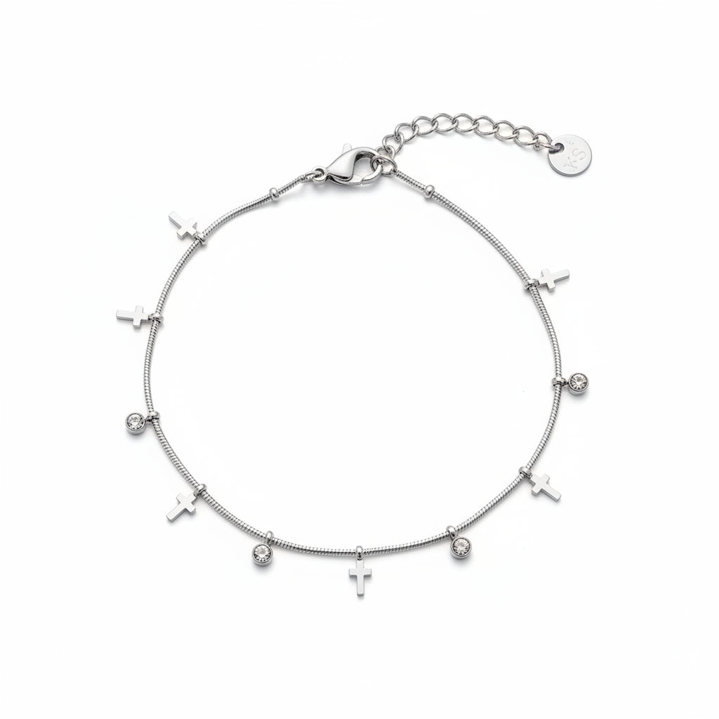 Bracelet riviera dorée