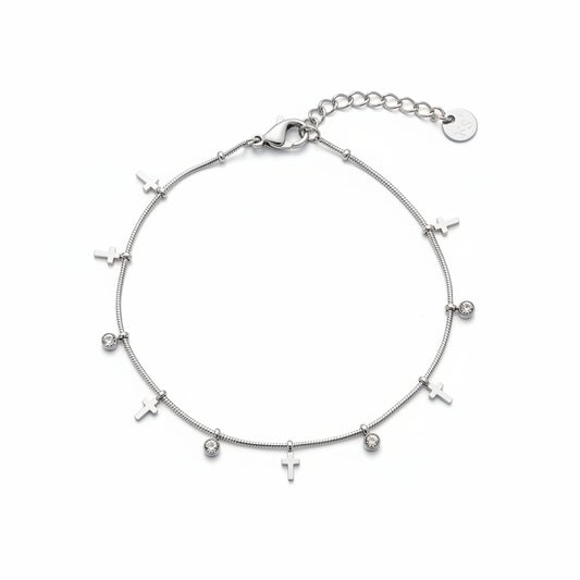 Golden riviera bracelet