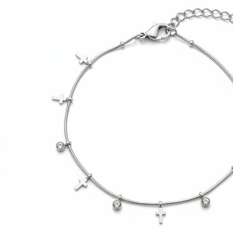 Bracelet riviera dorée