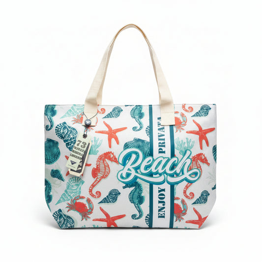 Bolsa de playa Privata impermeable con variedad de diseños de colores - Moments by You