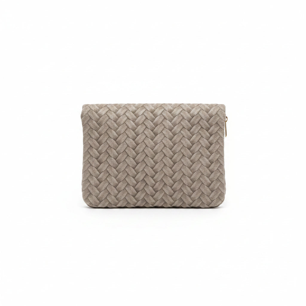 Monedero de piel 100% vacuno cuadrado con relieve y cierre click varios colores