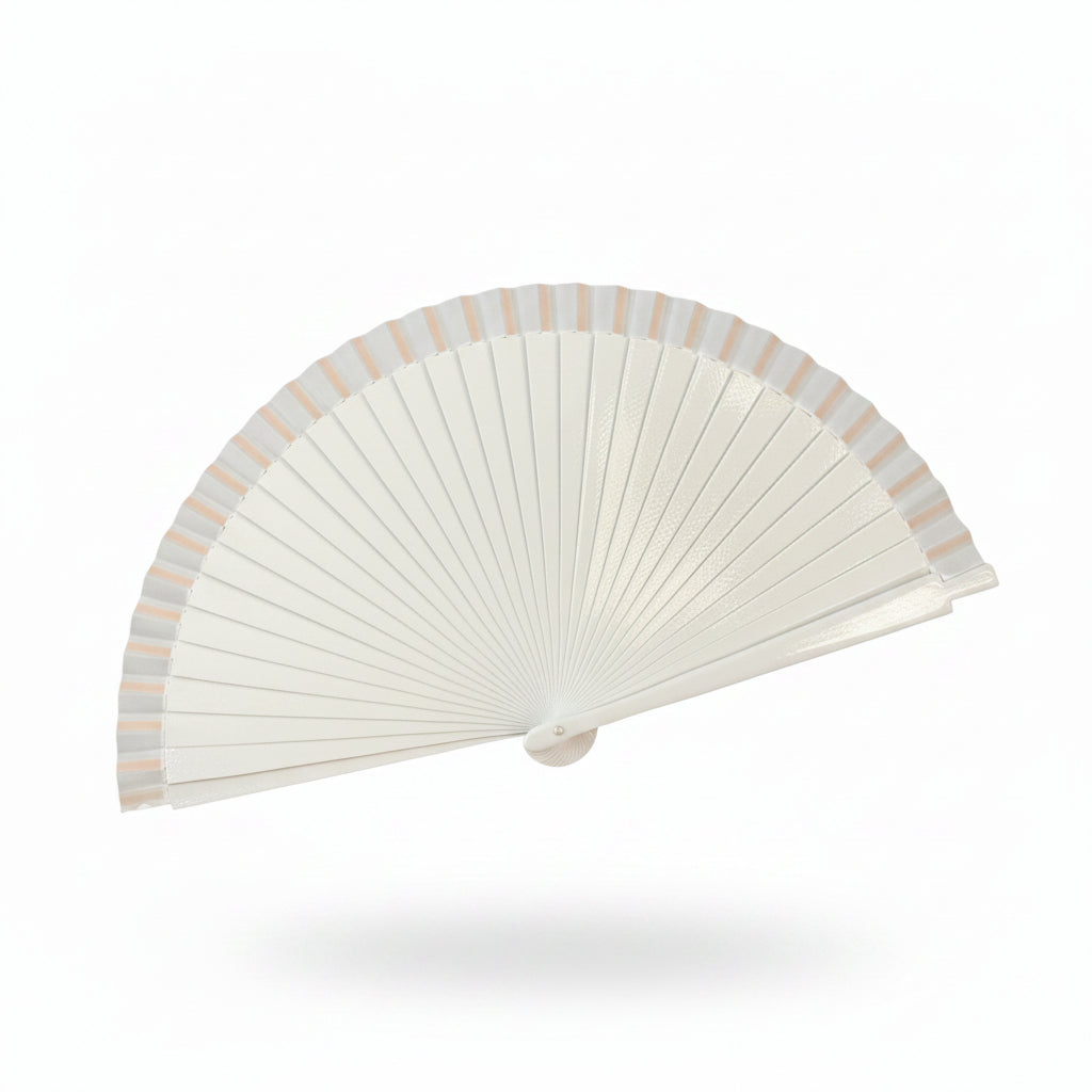 Abanico de madera con diseño liso y monocolor - Moments by You