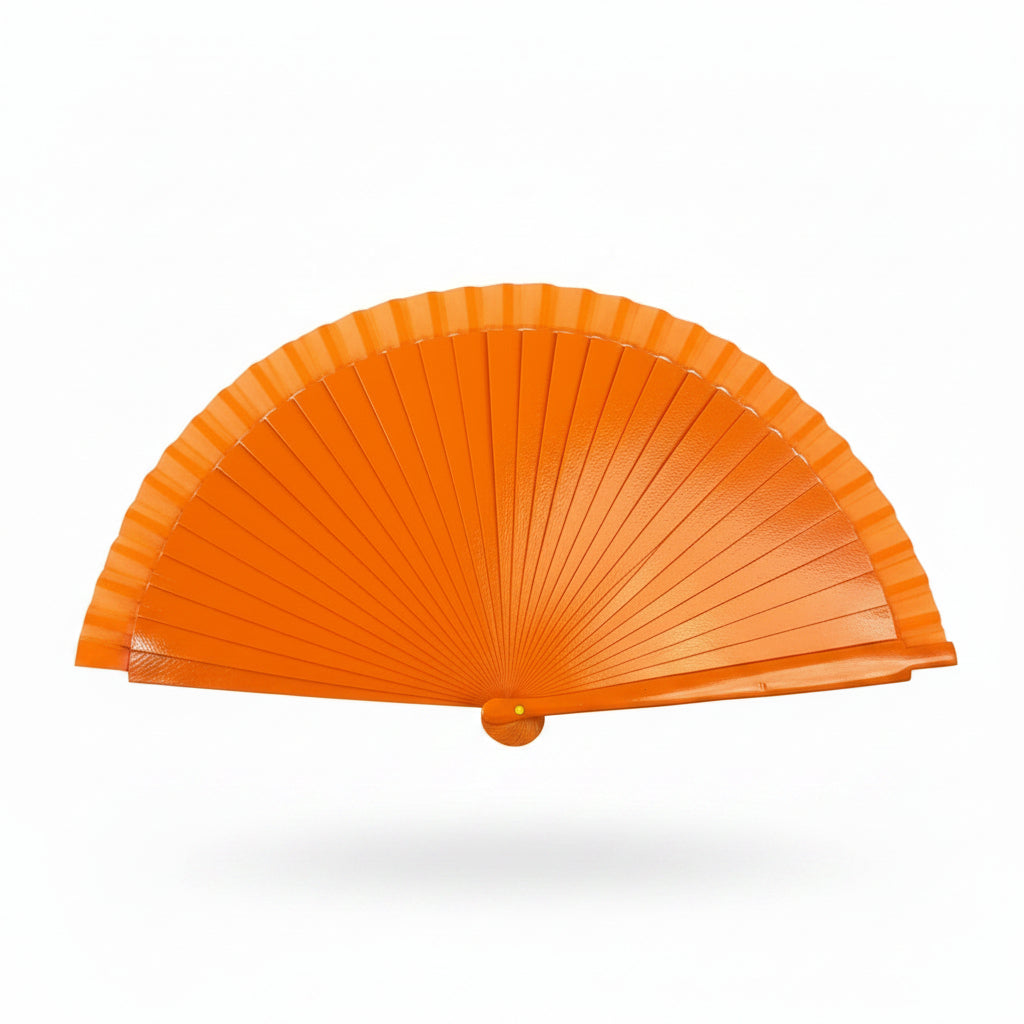 Abanico de madera con diseño liso y monocolor - Moments by You